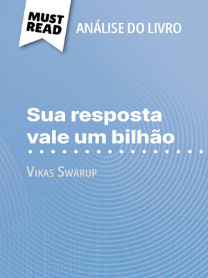 cover image of Sua resposta vale um bilhão de Vikas Swarup (Análise do livro)